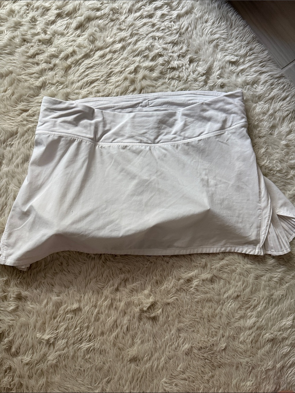 lululemon athletica White Women’s Athletic Skort with Built-In Shorts